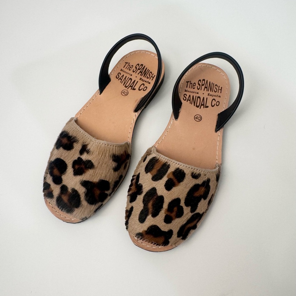 Spanish Sandal Co Leopard Print Women's Sandals